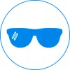 An icon of a pair of sunglasses
