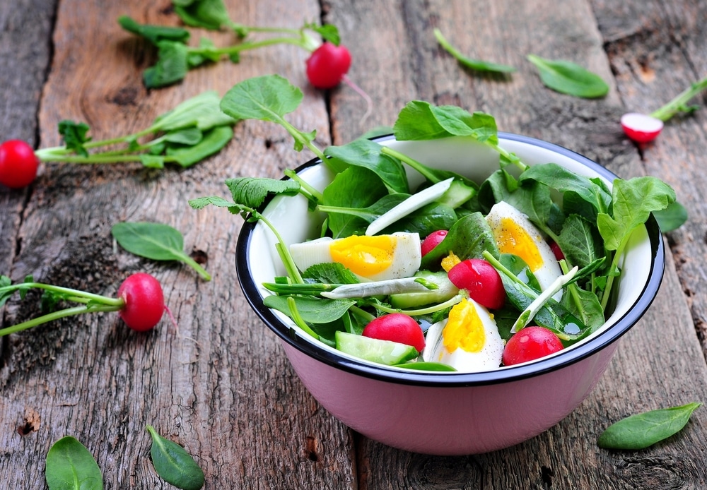 healthy salad in a bowl